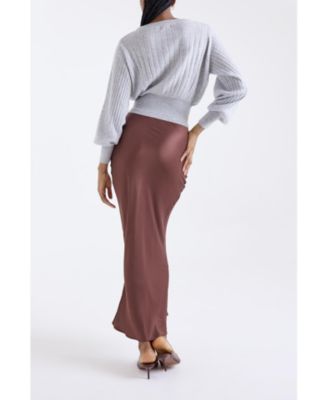 Women's Rosa Ribbed 100% Cashmere Sweater