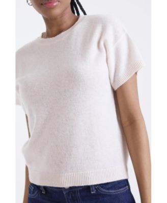 Women's Esme Short Sleeve 100% Cashmere Top