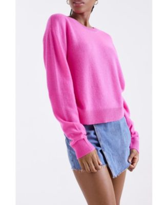 Women's Maila Long Sleeve 100% Cashmere Sweater