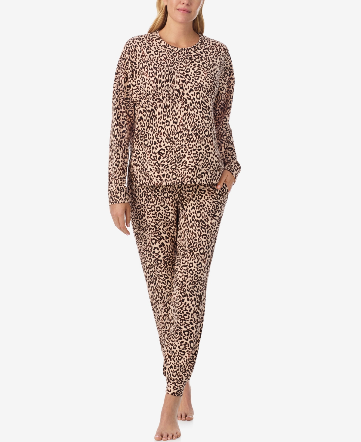 Sanctuary Women's 2-piece Printed Pajama Set In Brown