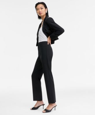 Women's High-Rise Straight-Leg Pants, Macy's Exclusive