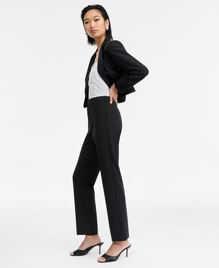 Women's High-Rise Straight-Leg Pants - thumbnail 4