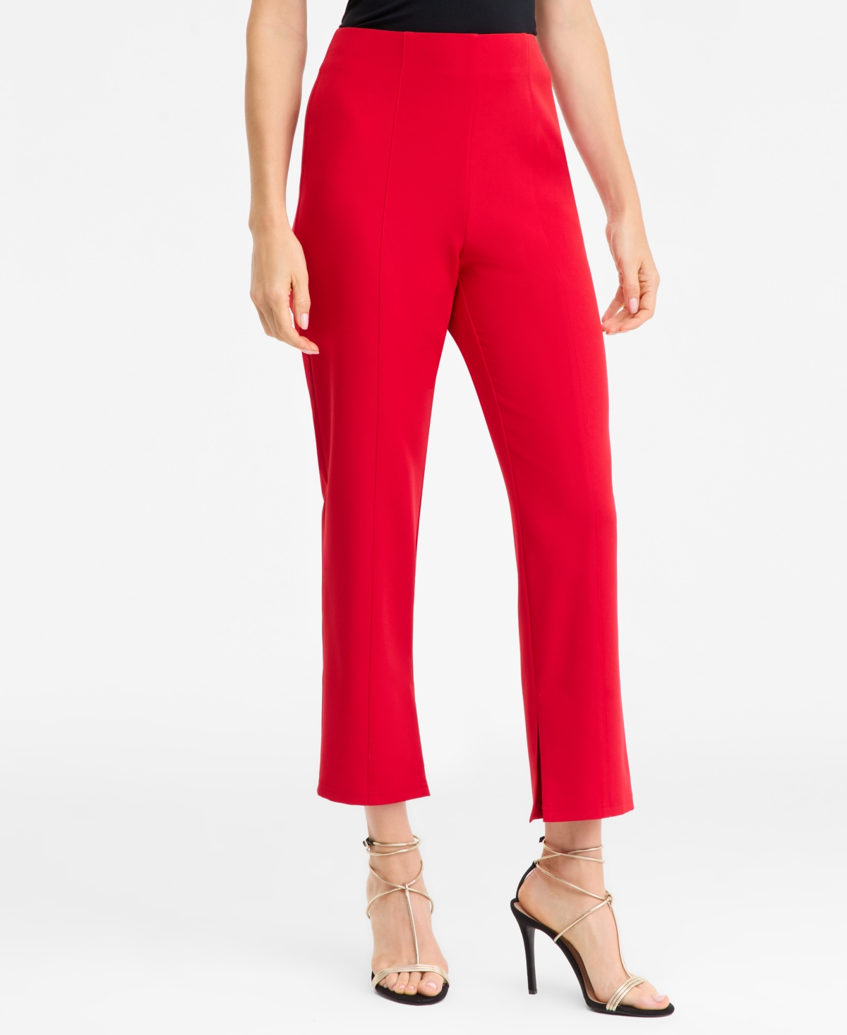 I.n.c. International Concepts Women's High-Rise Slim-Leg Pants, Macy's Exclusive