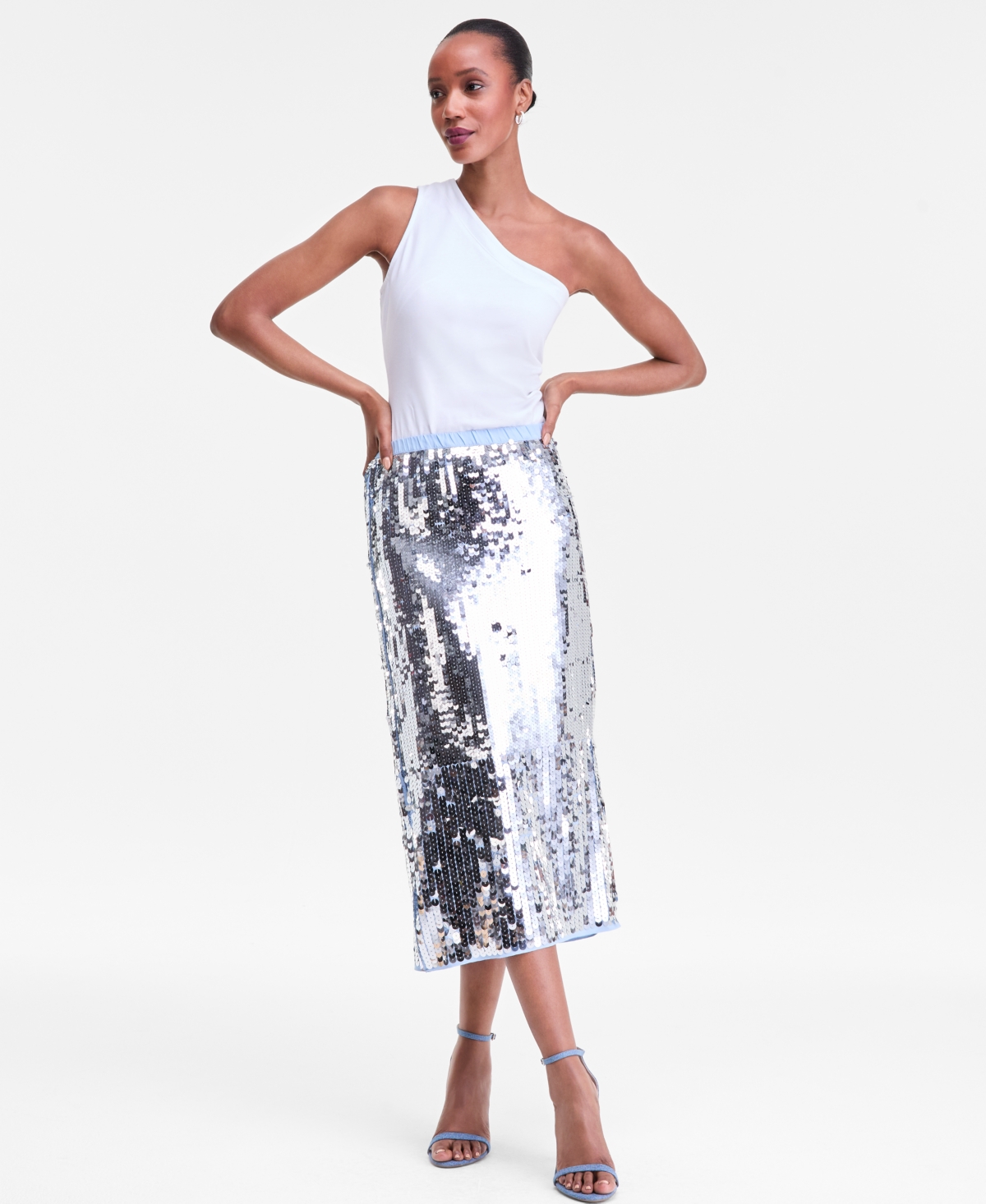 I.n.c. International Concepts Women's Sequin Skirt, Macy's Exclusive