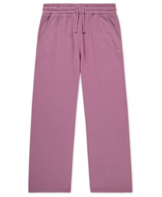Girls' Essential Fleece Wide-Leg Pants