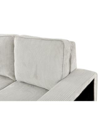 Modern Pull-Out Sofa Bed with Storage Chaise, USB Charging & Bookshelf Arm, Sleeper Sectional Couch for Small Spaces