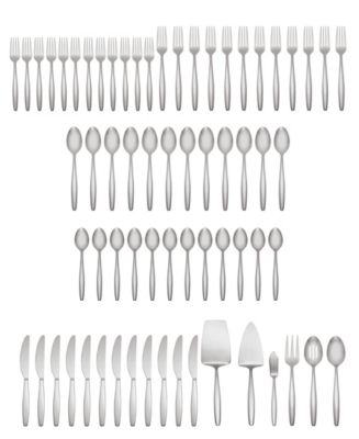 Cambridge Silversmiths Stainless Steel Holton Mirror 67-Pc. Flatware Set, Service for 12 - Macy's