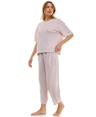 Women's Boxy T-Shirt and Barrel Leg Pants Set