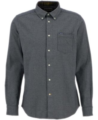 Men's Turner Tailored-Fit Micro-Houndstooth Button-Down Shirt 