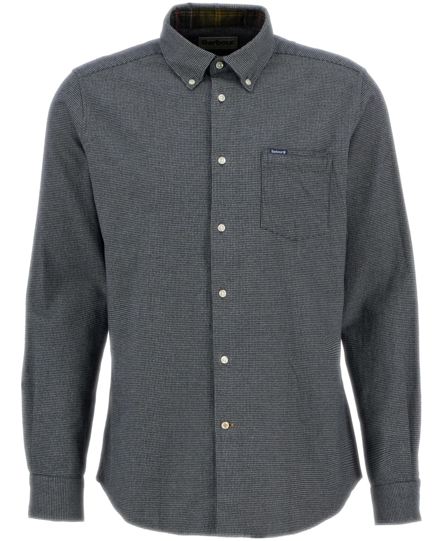Men's Turner Tailored-Fit Micro-Houndstooth Button-Down Shirt