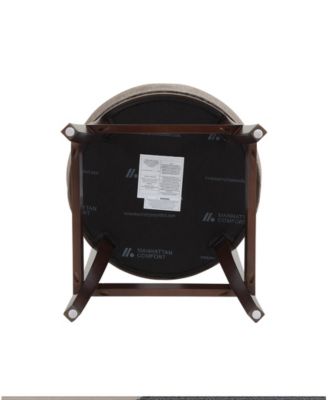 Lucia 37.2" Chenille Upholstered Counter Stool