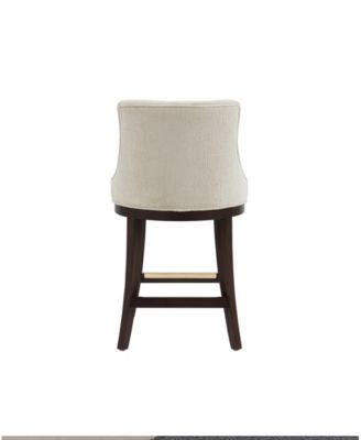 Lucia 37.2" Chenille Upholstered Counter Stool
