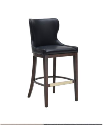 Blair 43.9" Leatherette Upholstered Barstool