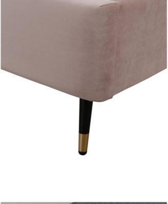 Crosby Modern Twin-Size Velvet Upholstered Bedframe and Headboard