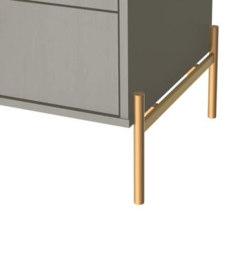 Jasper 22.08" Wood 2-Drawer Nightstand