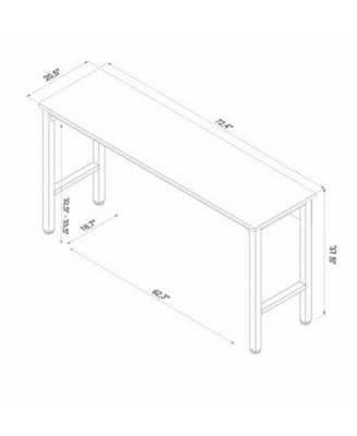 Fortress 37.6" Metal Garage Table