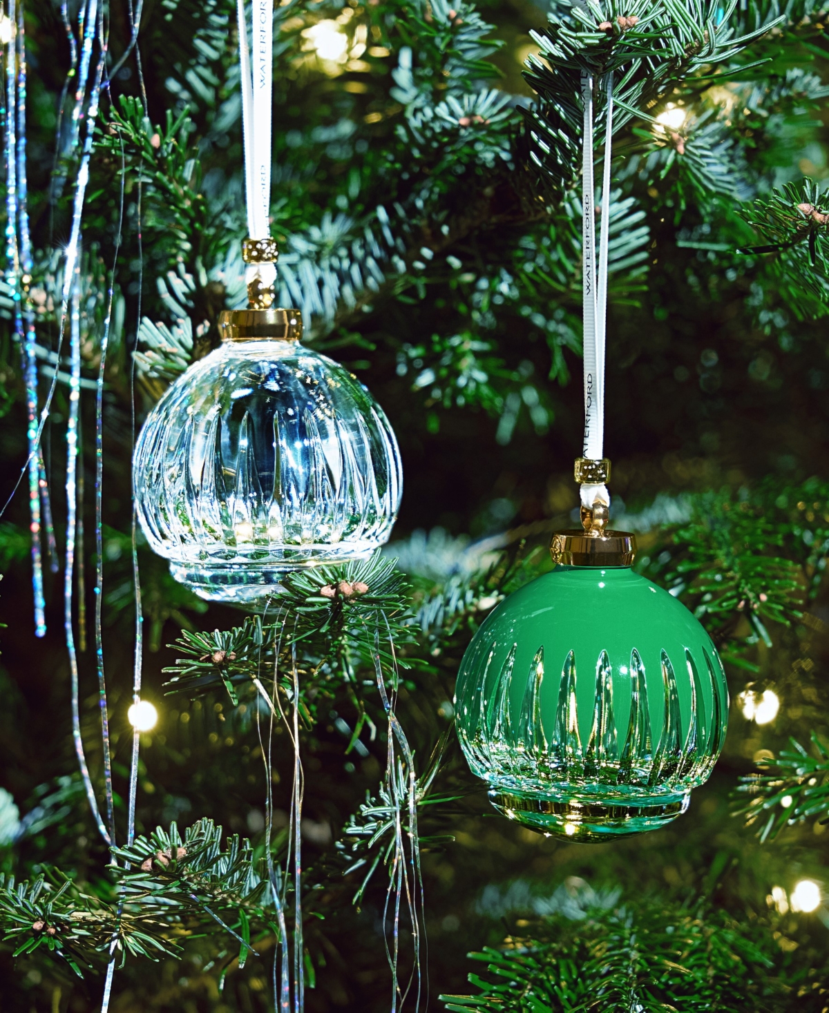 Waterford New Year Bauble Firework Ornament In Transparent