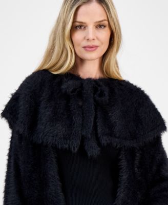 Petite Cape Long-Sleeve Sweater, Macy's Exclusive