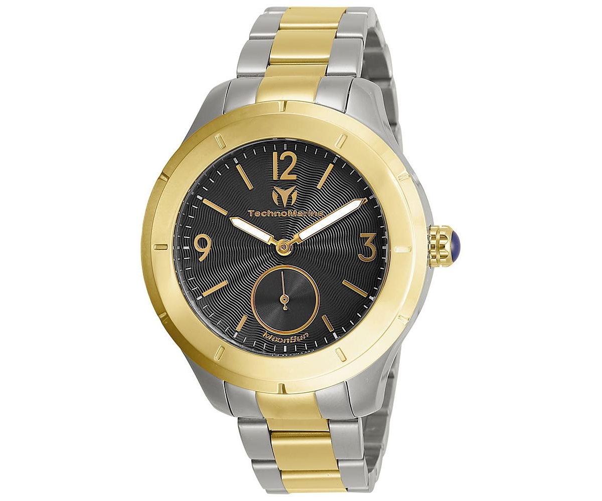 Technomarine Men's Tm-818004 MoonSun Quartz Charcoal Dial Watch