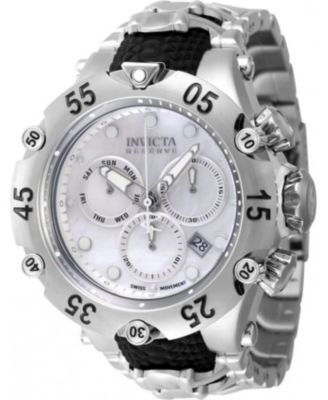 Men's 47156 Reserve Quartz Chronograph White, Silver Dial Watch