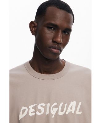 Men's Short-sleeve T-shirt with textured logo