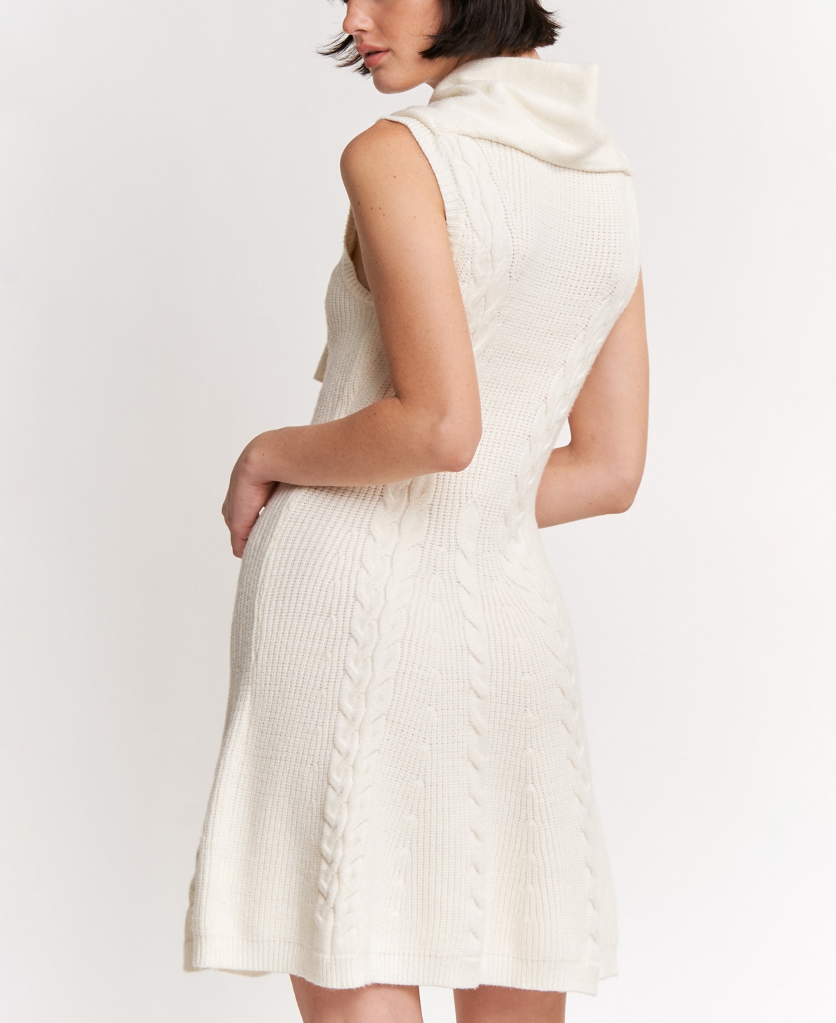 En Saison Women's Stenson Mini A-line Dress In White