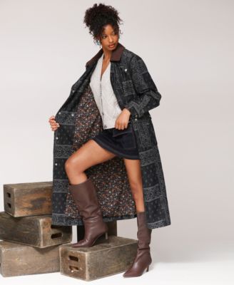 Women's Asymmetrical Utility Trench Coat