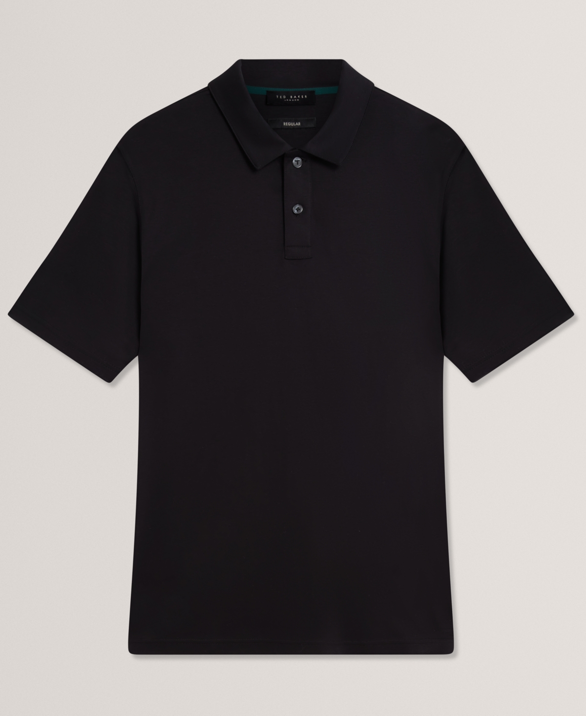 Ted Baker Connall Cotton Polo In Black