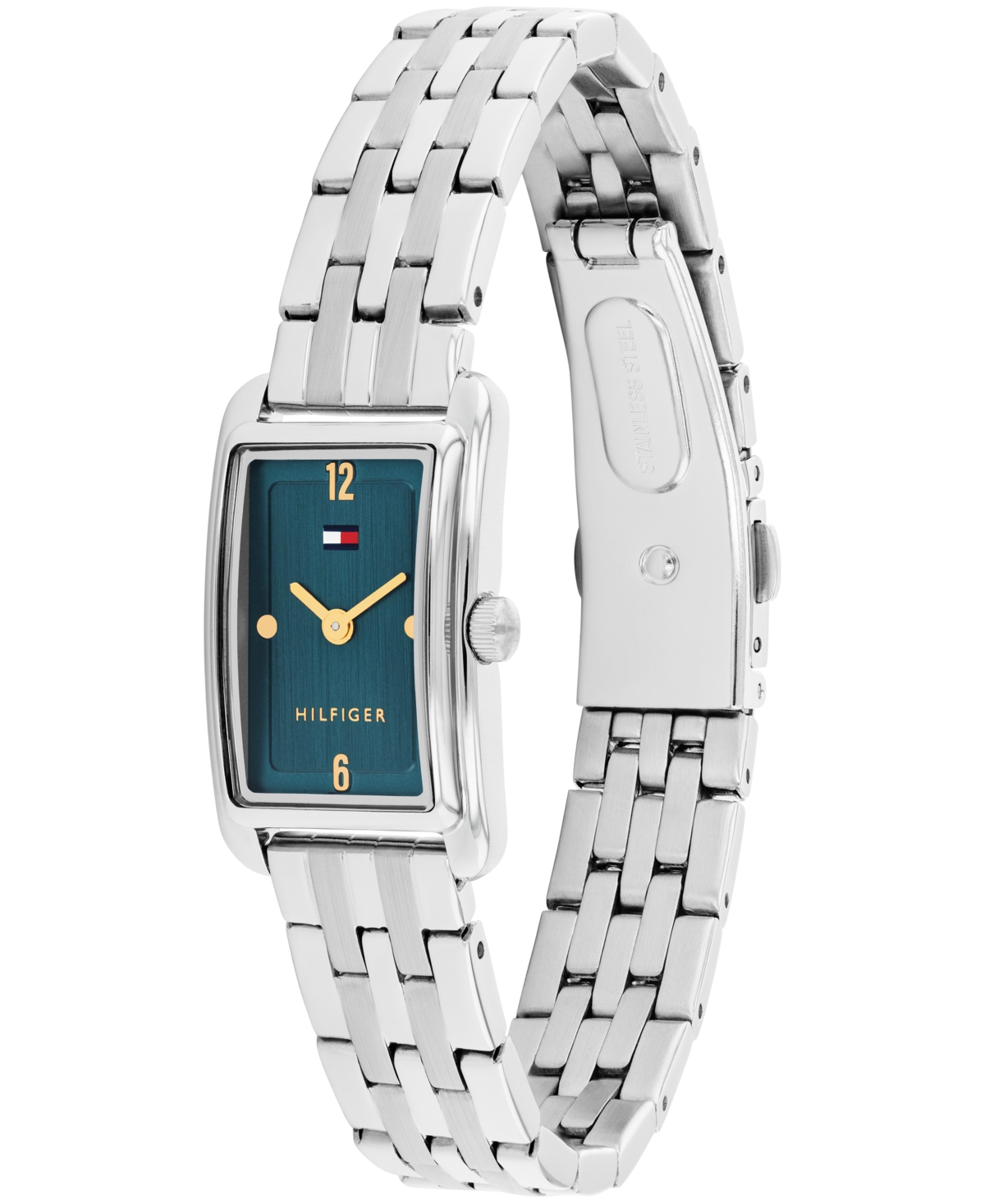 Tommy Hilfiger Women's Quartz Silver Tone Stainless Steel Bracelet Watch, 16mm In Metallic