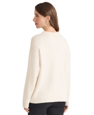 Petite Mock Neck Sweater