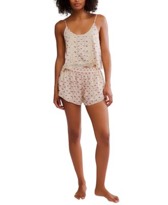 Women's Midnight Muse 2-Piece Scoop Neck Top and Shorts Set