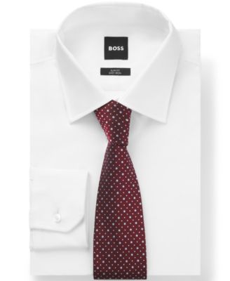 Hugo Boss - Men's Dot Motif Silk-Blend Tie