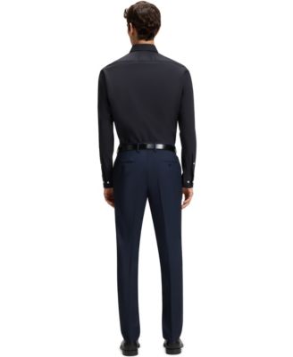 Men's Stretch-Cotton Regular-Fit Dress Shirt