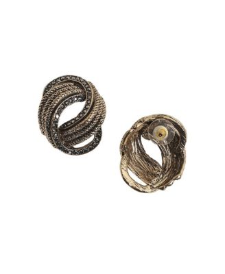 Twisted Rope Drop Earrings