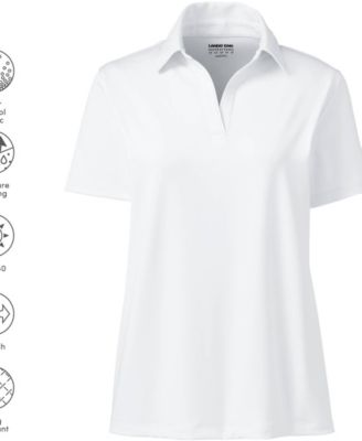 Women's Short Sleeve Rapid Dry Sport Neck Polo Shirt