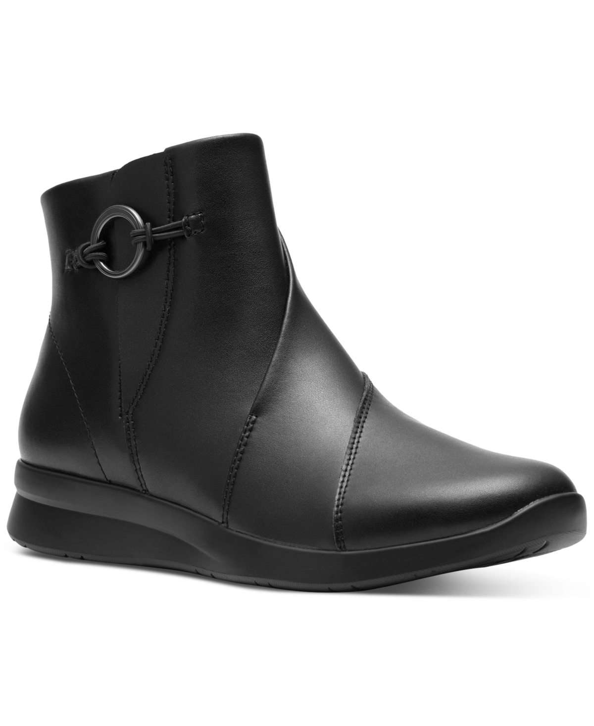 Clarks Collection Women's Ellowyn Deva Wedge Booties In Black