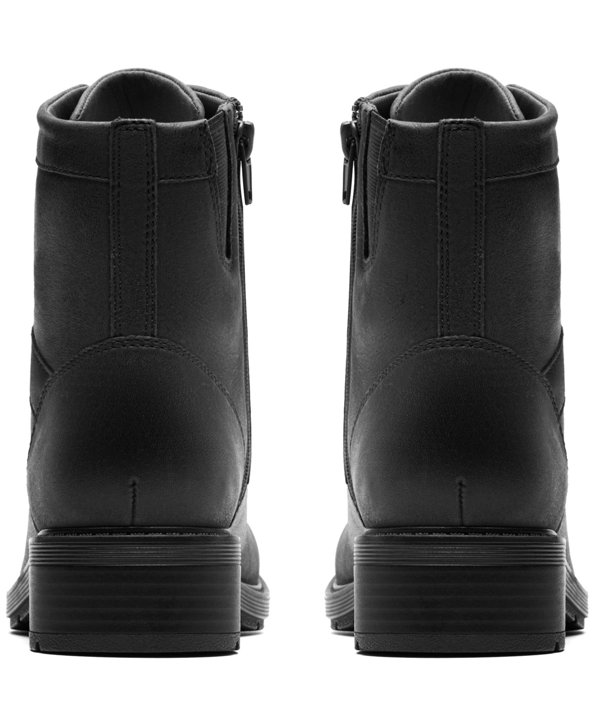 Clarks Collection Women's Hearth Parker Block Heel Booties In Black