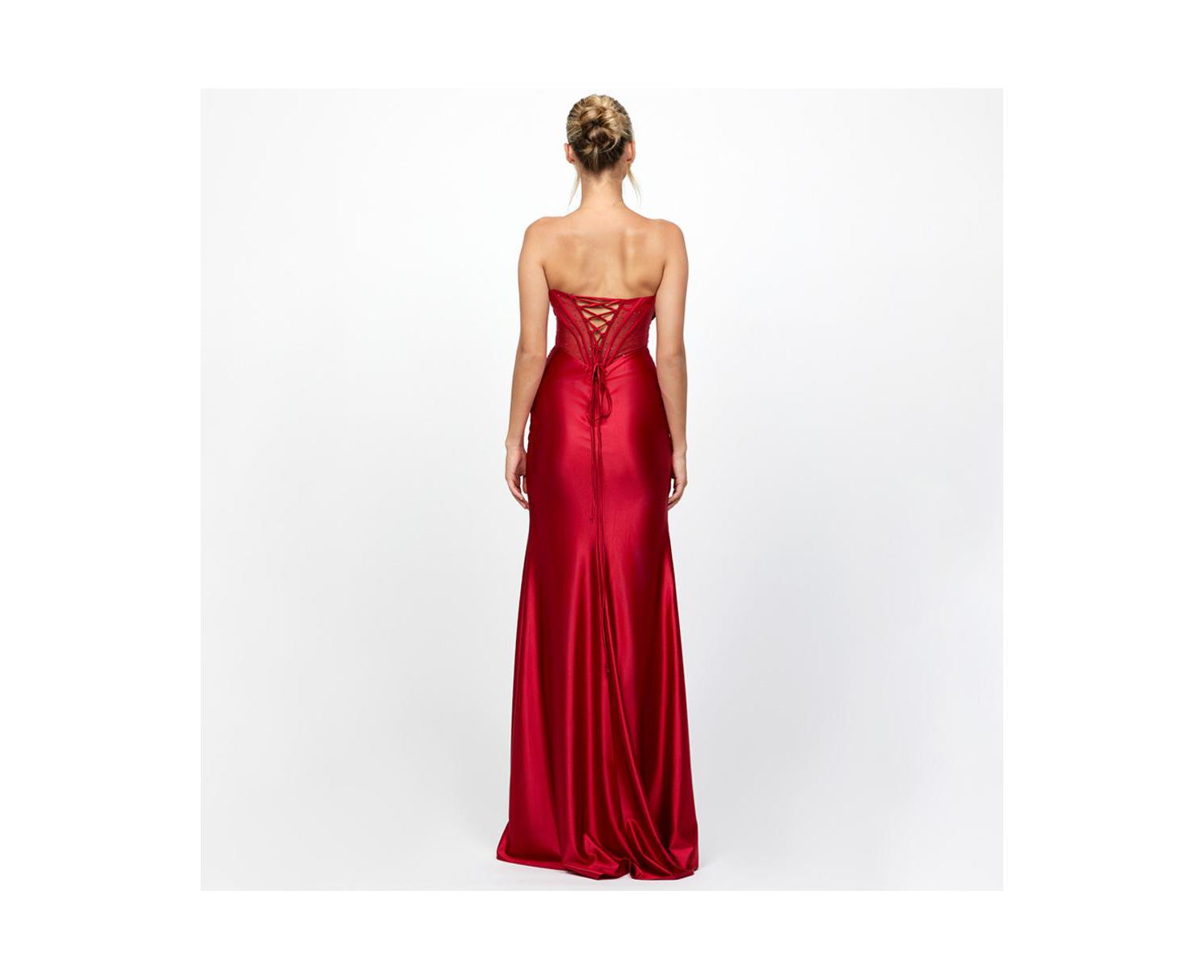 Aurdrey Strapless Corset Gown