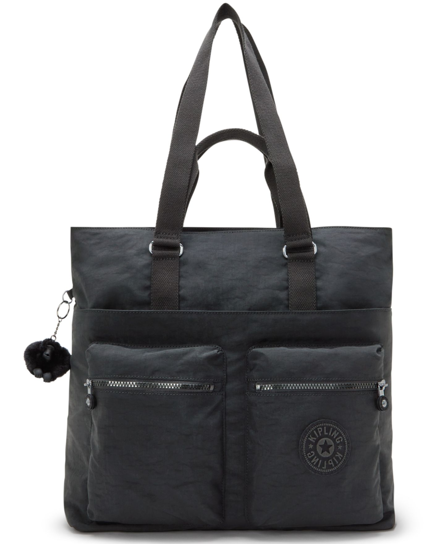 Женская сумка Kipling India 16" Laptop Large Tote Handbag, цвет: Чёрный — фото 1