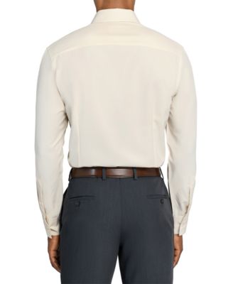 Men's Solid Performance Stretch Cooling Comfort Dress Shirt