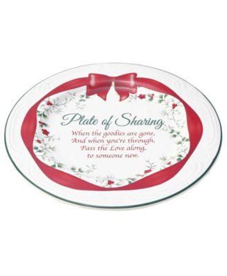 Red Ribbon Sharing Plate