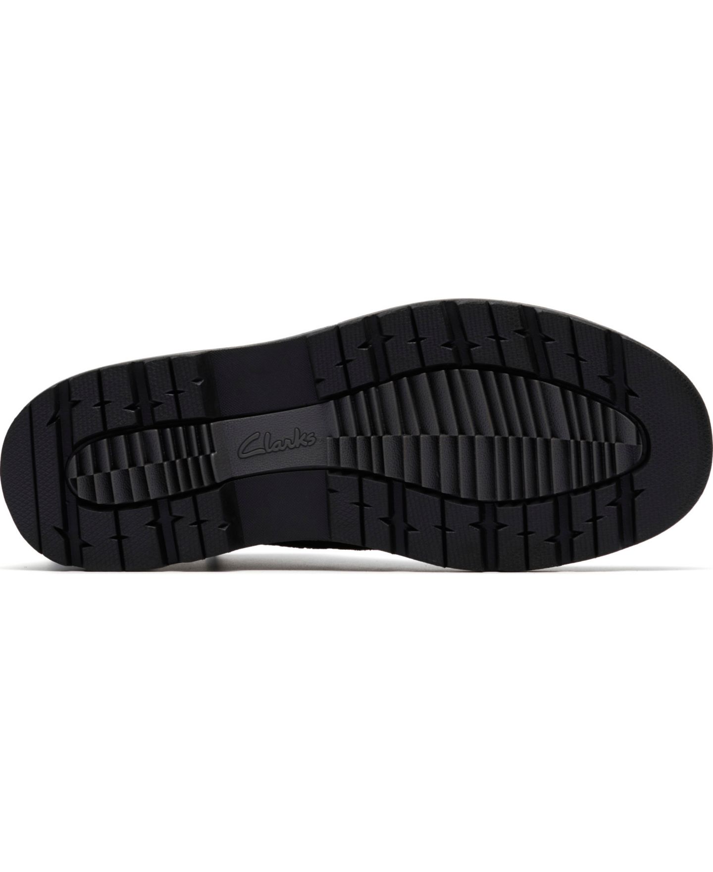 Мужские ботинки Clarks Collection Maplewalk Rise, цвет: Чёрный кожаный — фото 6