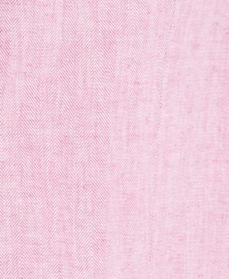 Men's Modern-Fit Herringbone Cotton & Linen Blazer