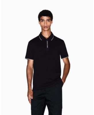 A|X Armani Exchange - Men's Grosgrain Logo Polo Shirt