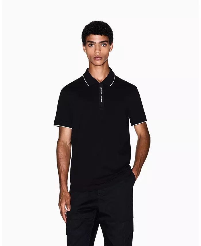 Men's Grosgrain Logo Polo Shirt - thumbnail 6