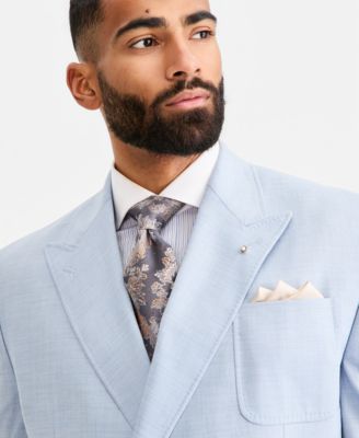 Men's Classic-Fit Double-Breasted Suit Separate Jacket 