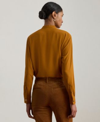 Women's Ruffle-Trimmed Georgette Tunic