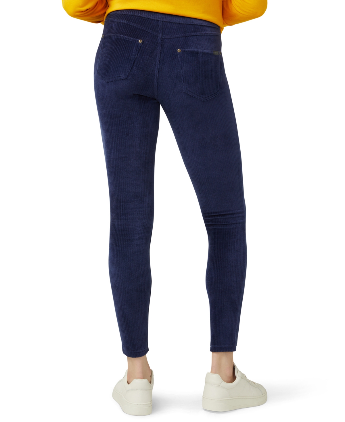 Hue Women's Straight Up Cool Classic Corduroy Leggings In White