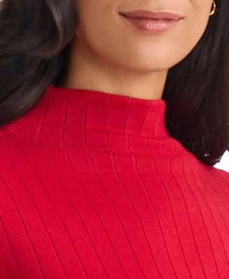 Women's Wide Rib Funnel Neck Sweater