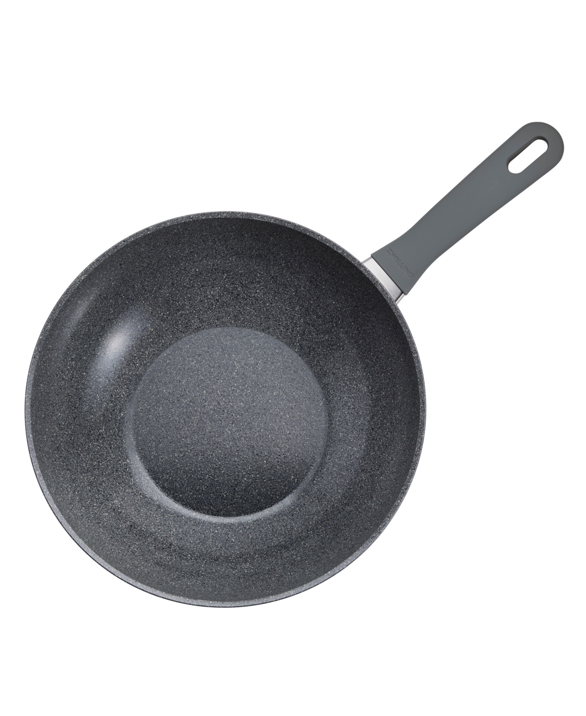 Zwilling Parma Plus Ceramic Nonstick 11" Wok With Lid In Gray